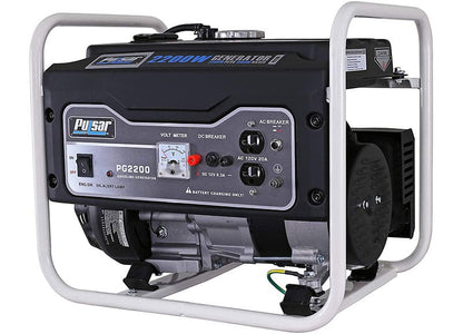 Pulsar PG2200R 2200W Portable Gasoline Generator, 1600 Running Watts, CARB Approved