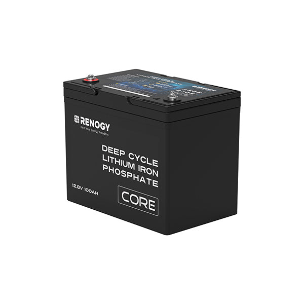 Core 12V 100Ah Deep Cycle LiFePO4 Lithium Battery for RV, Solar, Marine & Off-Grid Power