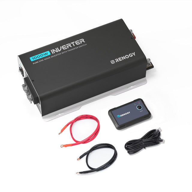 2000-Watt 12-Volt Pure Sine Wave Inverter w/ UPS Transfer Switch and Built-in Bluetooth