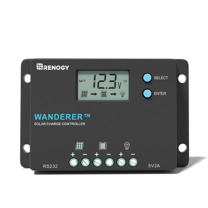 10-Amp Wanderer PWM Charge Controller Renogy