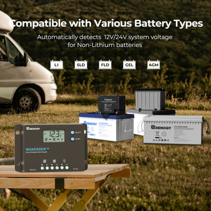 10-Amp Wanderer PWM Charge Controller Renogy
