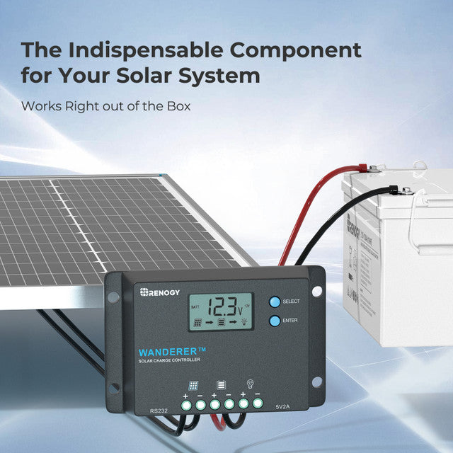 10-Amp Wanderer PWM Charge Controller Renogy
