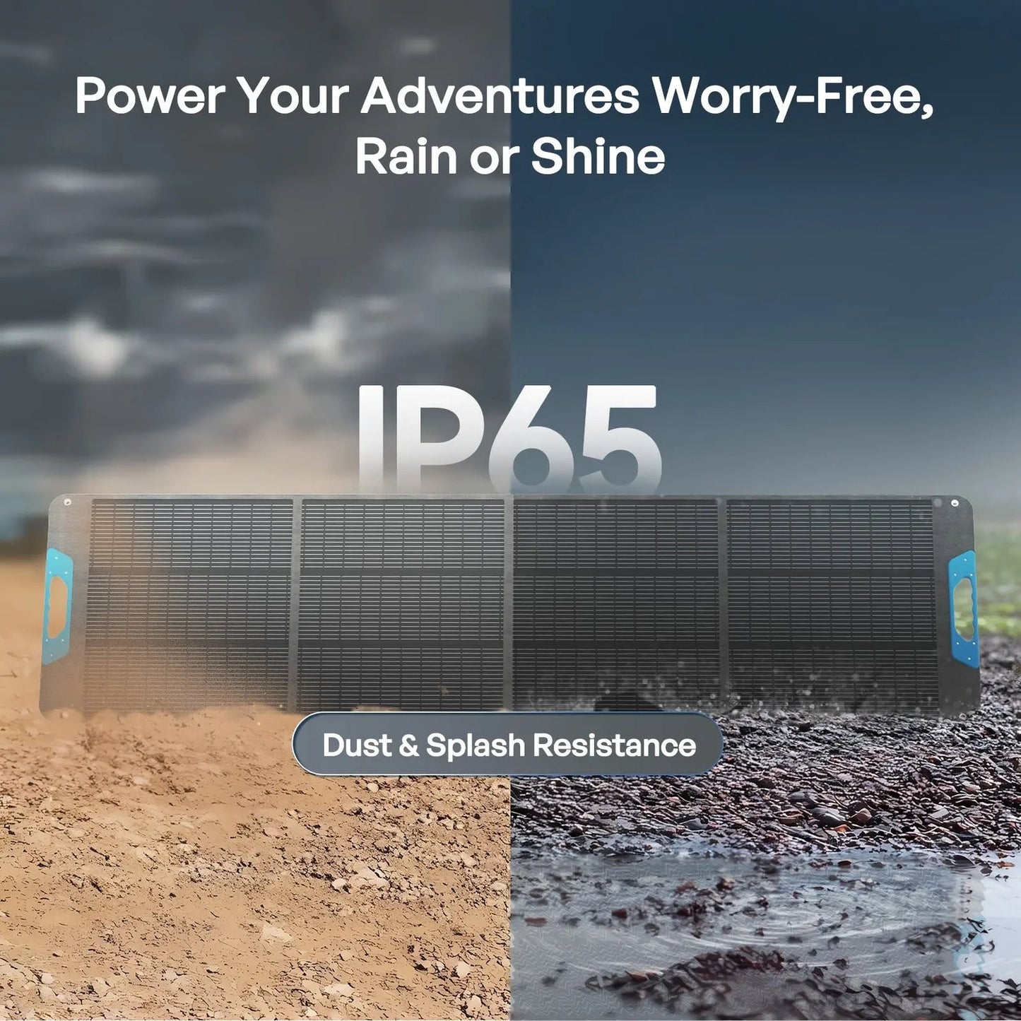 200W Portable Solar Panel – IP65 Waterproof Foldable Solar Charger for Power Station, RV & Camping
