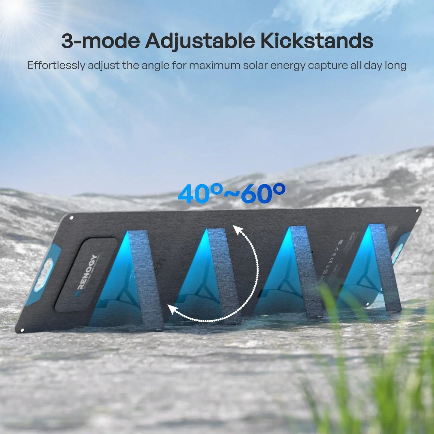 200W Portable Solar Panel – IP65 Waterproof Foldable Solar Charger for Power Station, RV & Camping