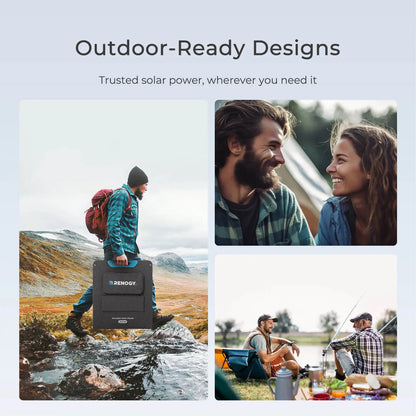 200W Portable Solar Panel – IP65 Waterproof Foldable Solar Charger for Power Station, RV & Camping
