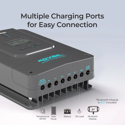 Renogy Rover 60A MPPT Solar Charge Controller for 12V/24V/36V/48V Systems with RS232 & RS485