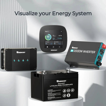 Renogy ONE Core All-in-One Smart Panel for Energy Monitoring, RV Leveling & Smart Home Control