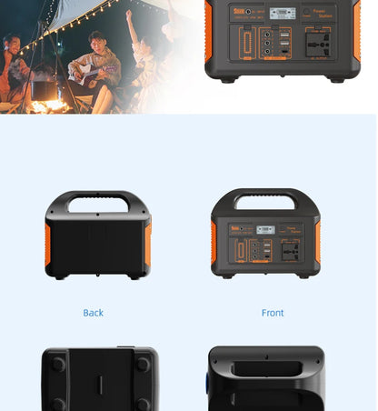 New Arrival Outdoor Portable 500W Power Station Power Generator 110V 220V LED Light Emergency Solar Power Bank for Home Camping -  SolarFlares Generators