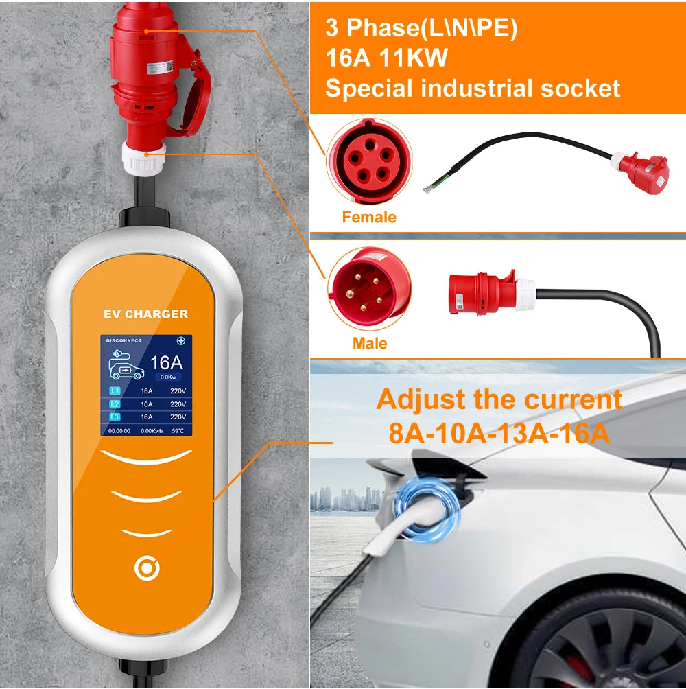 11KW Type 2 EV Charger