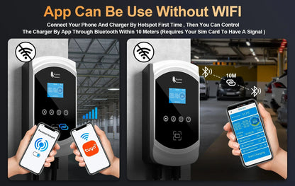 feyree 32A WiFi EV Wall Charger