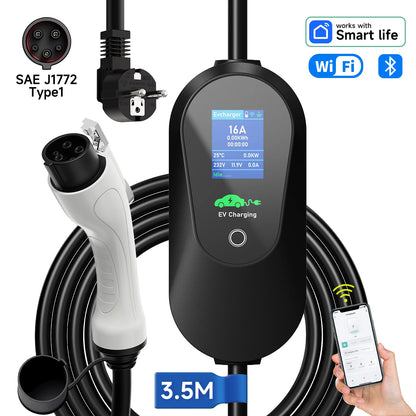 3.6KW WiFi Portable EV Charger