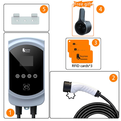 feyree 32A WiFi EV Wall Charger
