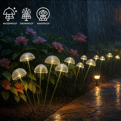 Solar Mushroom Garden Lights Dual Mode for Garden Ambiance