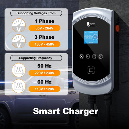 feyree 32A WiFi EV Wall Charger