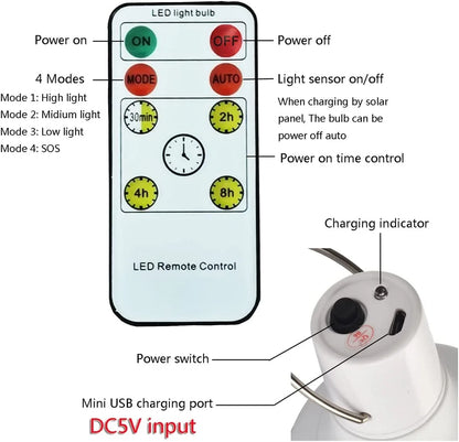 Solar Bulb outdoor Indoor Solar Bulbs