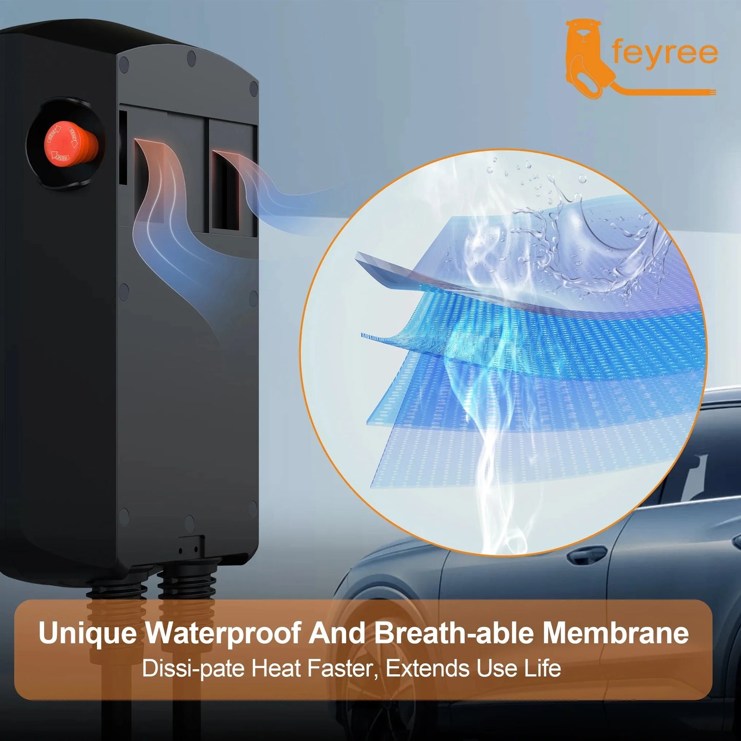 feyree 32A WiFi EV Wall Charger