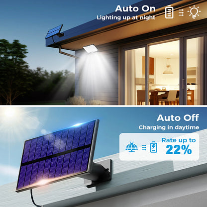 Bright solar Motion sensor outdoor lights with remote