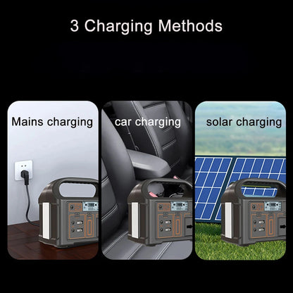 New Arrival Outdoor Portable 500W Power Station Power Generator 110V 220V LED Light Emergency Solar Power Bank for Home Camping -  SolarFlares Generators