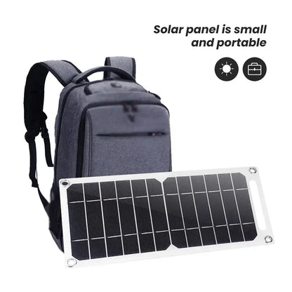 35W SunPower Portable Solar Panel – 5V USB Solar Charger with Safe Stabilized Output for Phones, Power Banks, Outdoor Camping, Home, RV, and Travel – Lightweight & Foldable – Ideal Gift -  SolarFlares Generators