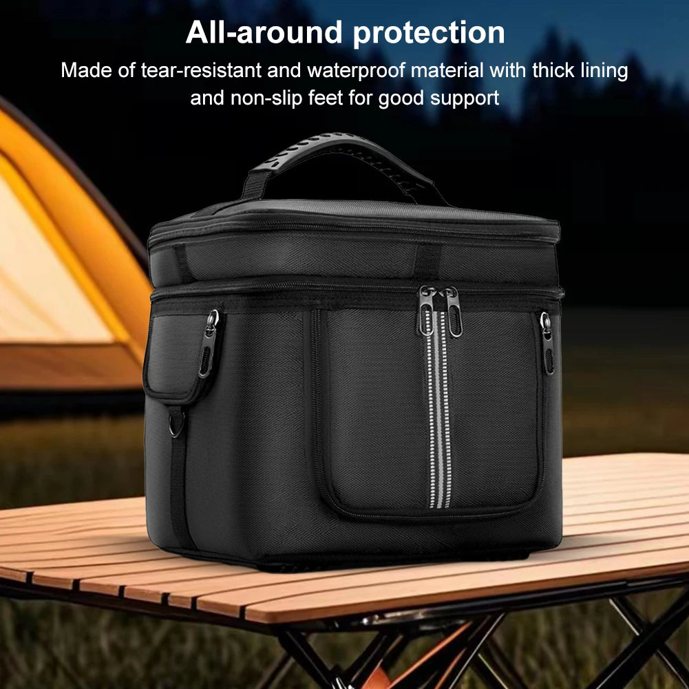 Portable Power Station Bag Waterproof Protective Case with Shoulder Strap & Handle for Ecoflow River 2 Pro & Ecoflow River 2 Max -  SolarFlares Generators