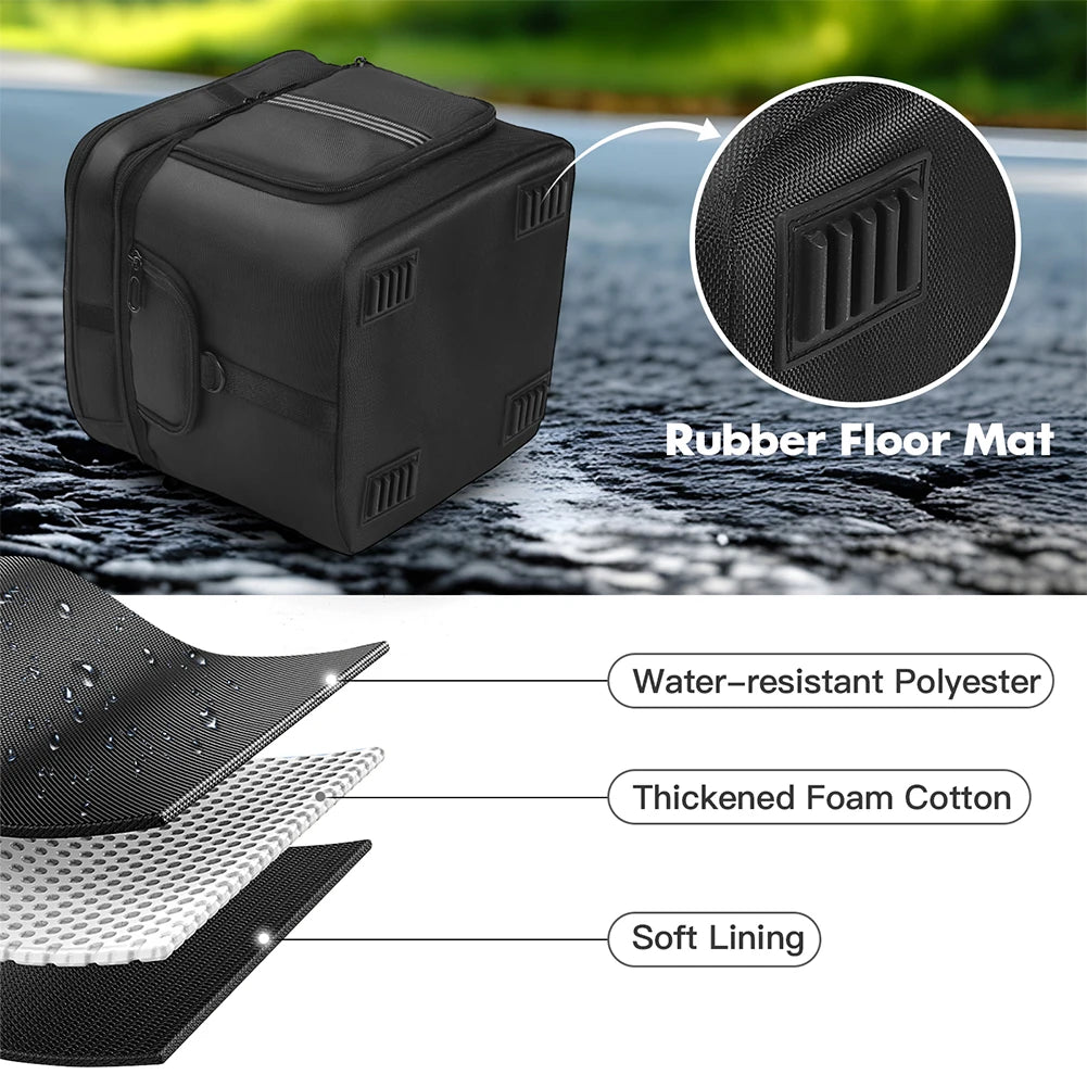 Portable Power Station Bag Waterproof Protective Case with Shoulder Strap & Handle for Ecoflow River 2 Pro & Ecoflow River 2 Max -  SolarFlares Generators