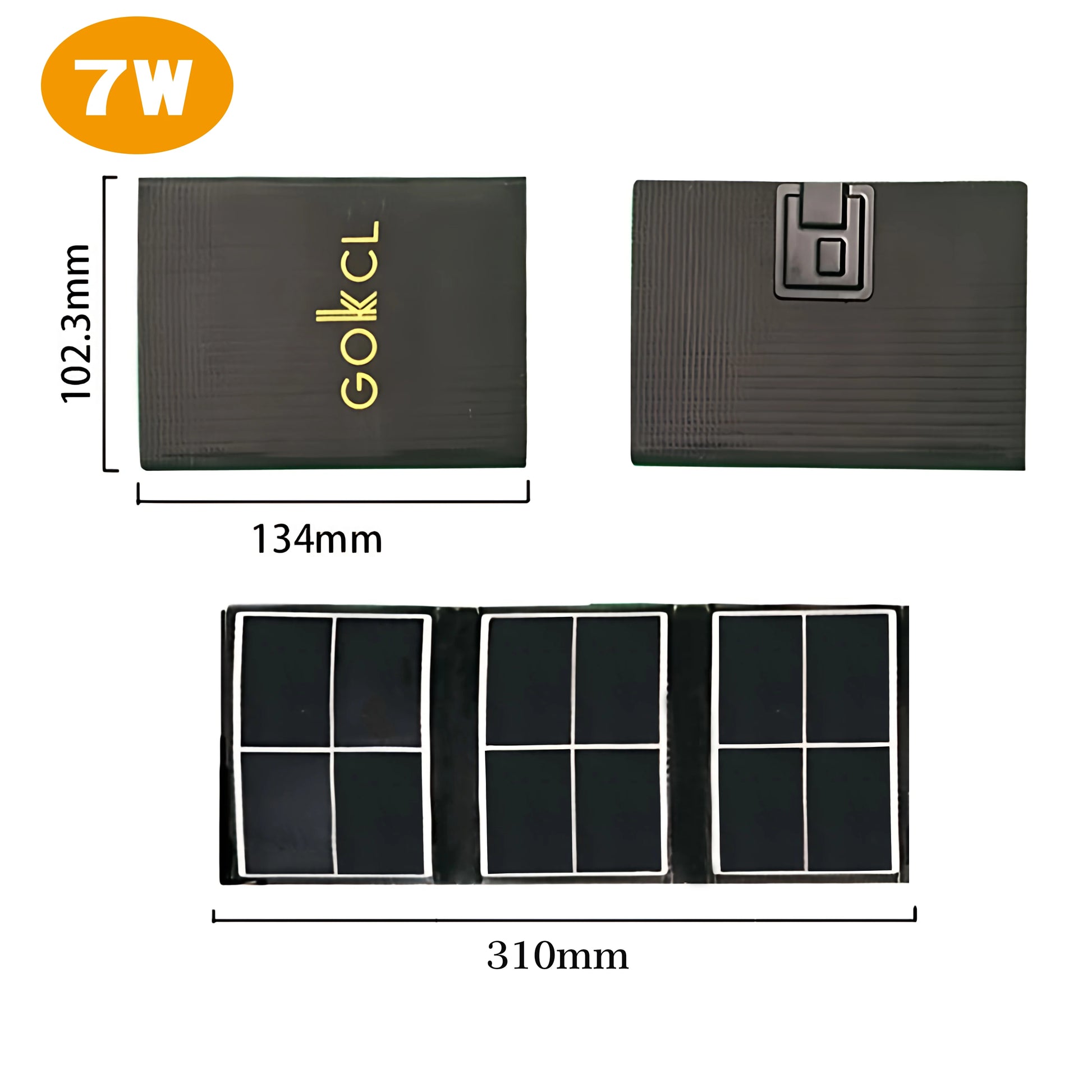 14W Portable Solar Panel Waterproof Solar Charger with High Efficiency for Outdoor Camping Hiking Travel Emergency Power Supply -  SolarFlares Generators