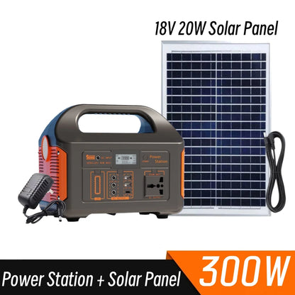 New Arrival Outdoor Portable 500W Power Station Power Generator 110V 220V LED Light Emergency Solar Power Bank for Home Camping -  SolarFlares Generators