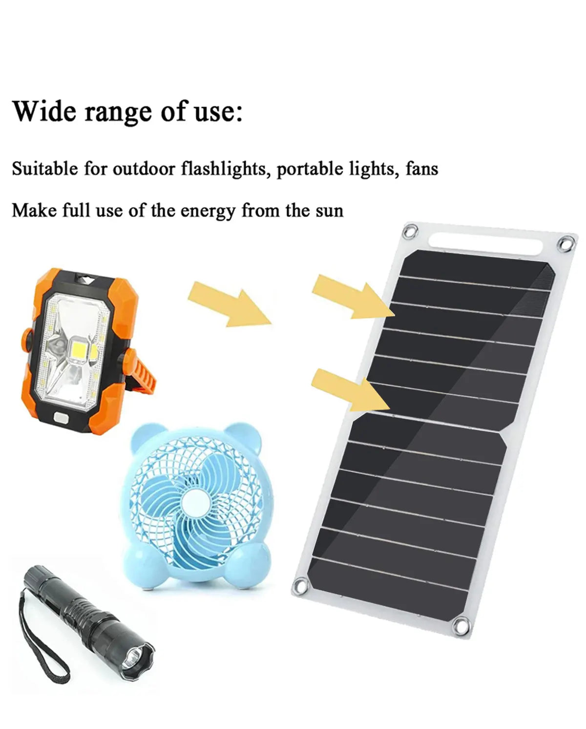 Solar Panel 30W  USB Type-C Waterproof Outdoor Hiking Camping Portable Battery Mobile Phone Charging Bank  Charging Panel  6.8V -  SolarFlares Generators