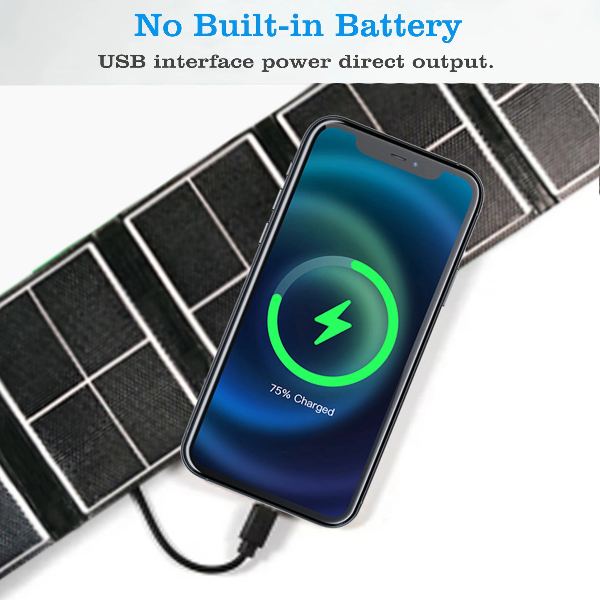 14W Portable Solar Panel Waterproof Solar Charger with High Efficiency for Outdoor Camping Hiking Travel Emergency Power Supply -  SolarFlares Generators