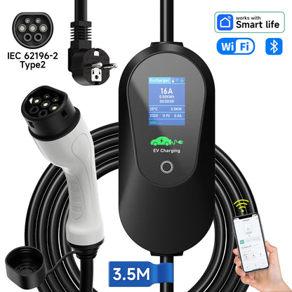 3.6KW WiFi Portable EV Charger