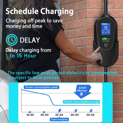 3.6KW WiFi Portable EV Charger