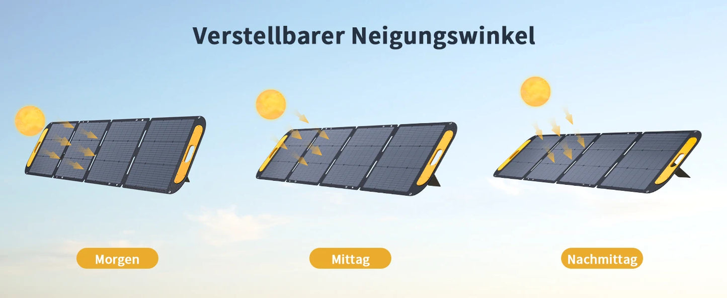 VTOMAN VS220 PRO 220W Solar Panel – 48V Portable Solar Charger for Power Stations, Outdoor & Emergency Home Backup -  SolarFlares Generators