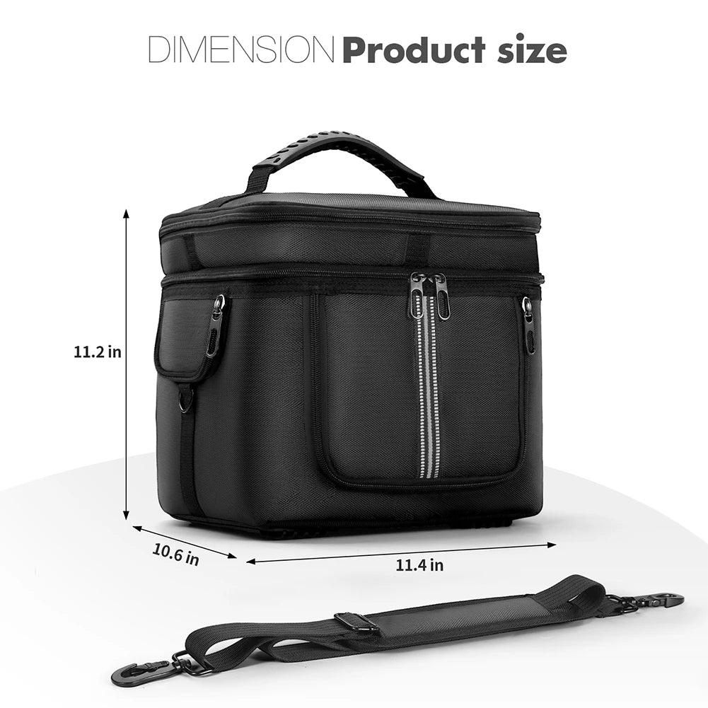 Portable Power Station Bag Waterproof Protective Case with Shoulder Strap & Handle for Ecoflow River 2 Pro & Ecoflow River 2 Max -  SolarFlares Generators