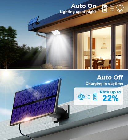 Bright solar Motion sensor outdoor lights with remote