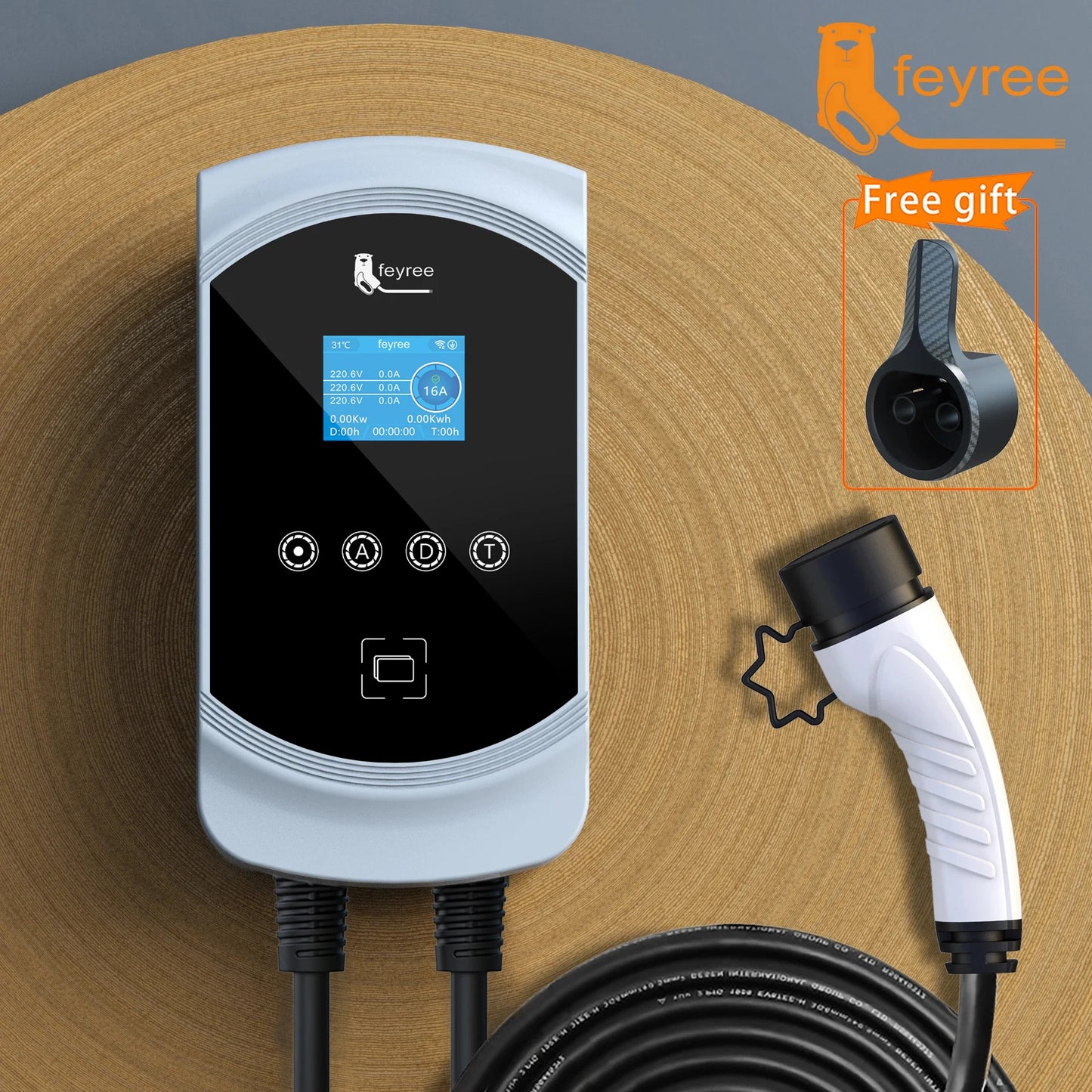 feyree 32A WiFi EV Wall Charger