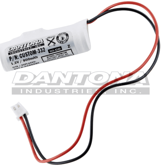 1.2V 900mAh NiCd rechargeable battery for emergency lighting systems