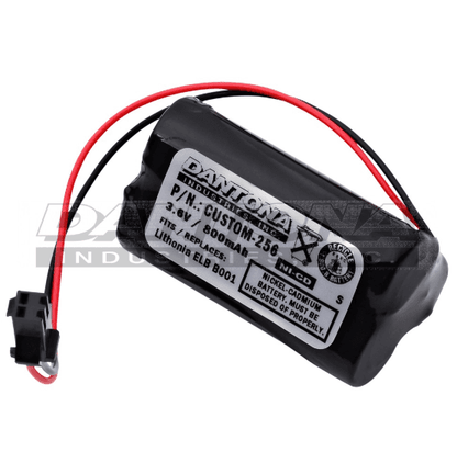 3.6V 800mAh NiCd battery for Unitech 0253799 emergency lighting replacement