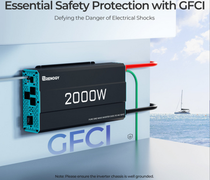 2000W 12V Pure Sine Wave Inverter (New Edition)