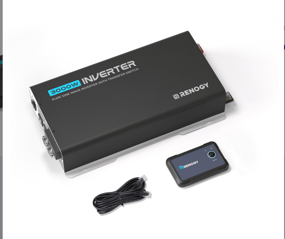 PUH - 12V 3000W Pure Sine Wave Inverter with UPS Transfer Switch and Built-in Bluetooth -  SolarFlares Generators