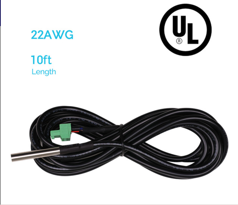 Battery Temperature Sensor for Renogy Solar Charge Controllers -  SolarFlares Generators