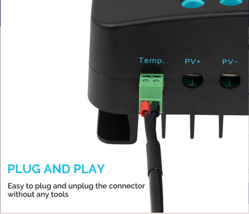 Battery Temperature Sensor for Renogy Solar Charge Controllers -  SolarFlares Generators