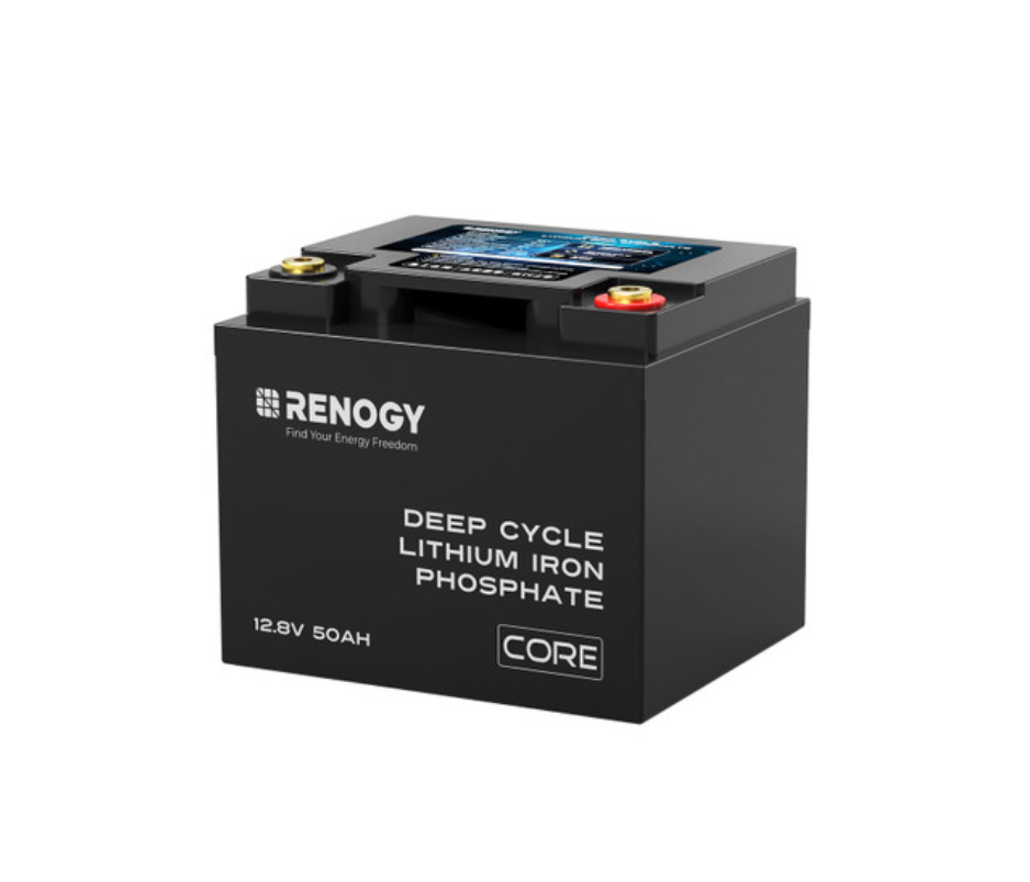 Deep cycle lithium iron phosphate battery 12.8V 50Ah for solar power systems
