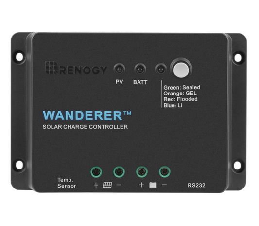 Wanderer Li 30A PWM Charge Controller 12V -  SolarFlares Generators