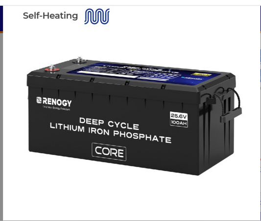 Core- 24V 100Ah Deep Cycle Lithium Iron Phosphate Battery