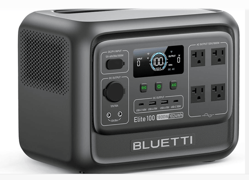 Bluetti power station on a white background