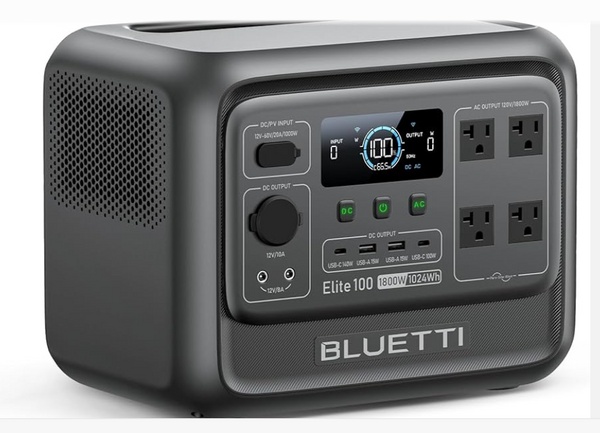 BLUETTI Premium 30 V2 Portable Power Station 320Wh LiFePO4 600W Pure Sine Wave UPS