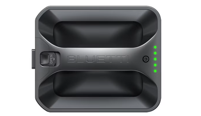 Overhead view of the Bluetti batter.