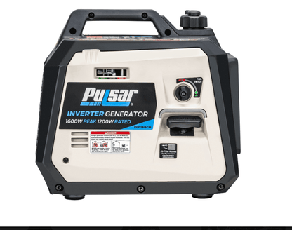 Pulsar Ultra Light Quiet 1600W Portable Gas Inverter Generator CARB Compliant 0.6-Gallon Fuel Tank -  SolarFlares Generators