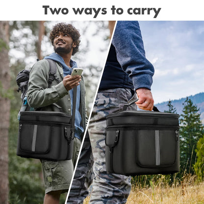 Portable Power Station Bag Waterproof Protective Case with Shoulder Strap & Handle for Ecoflow River 2 Pro & Ecoflow River 2 Max -  SolarFlares Generators