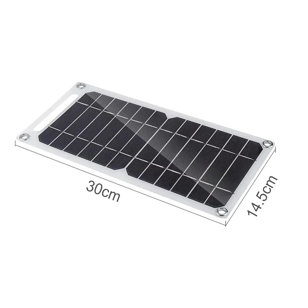 35W SunPower Portable Solar Panel – 5V USB Solar Charger with Safe Stabilized Output for Phones, Power Banks, Outdoor Camping, Home, RV, and Travel – Lightweight & Foldable – Ideal Gift -  SolarFlares Generators